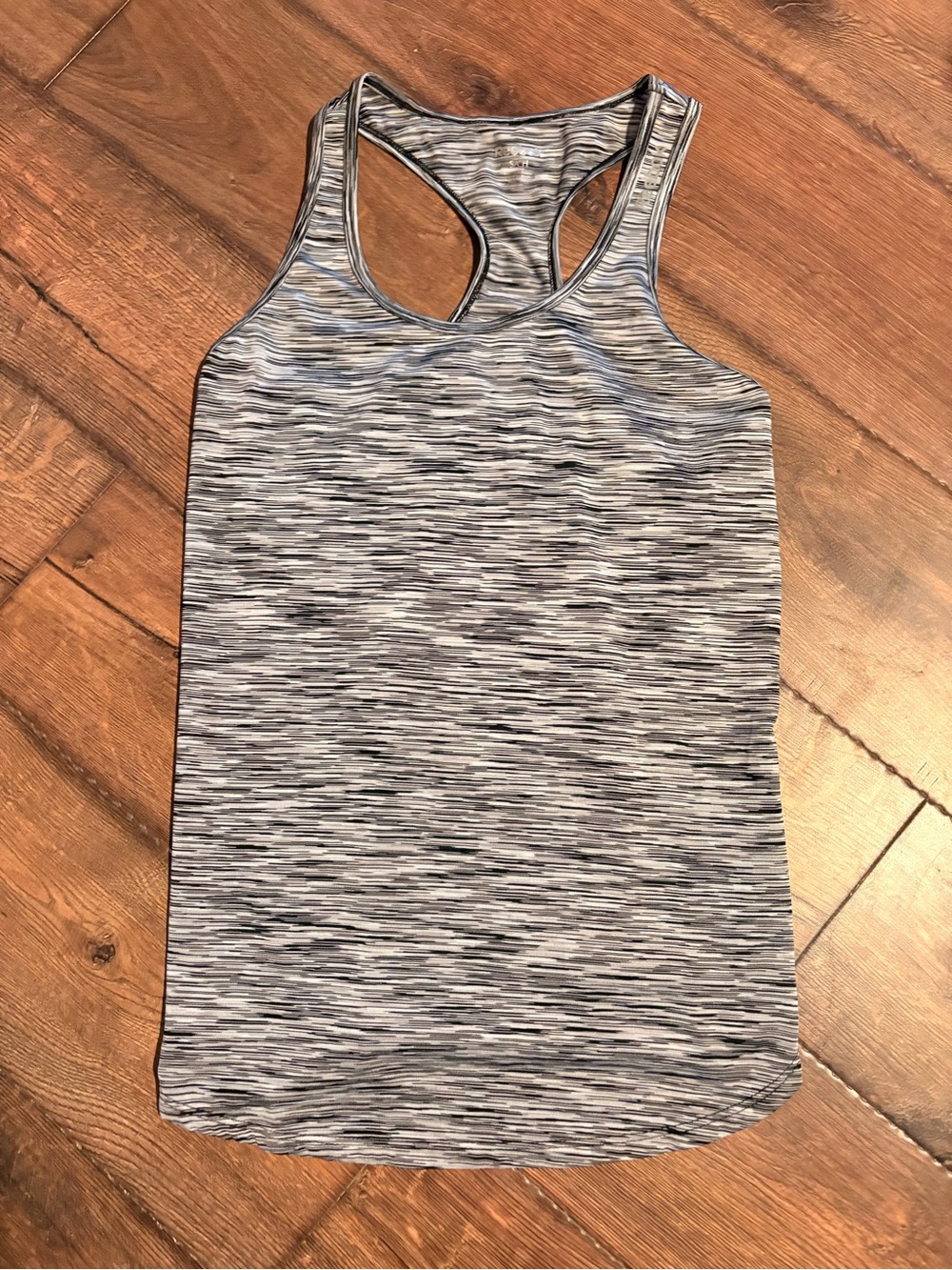 Reebok Gray Space-Dye Racerback Tank